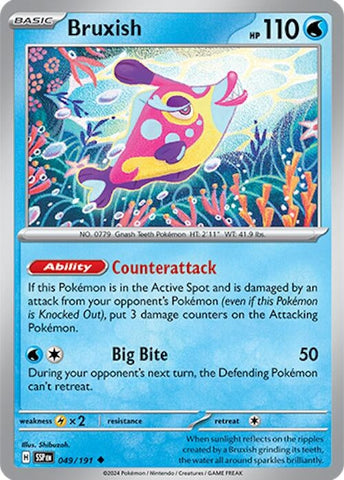 Image for Bruxish (049/191) (SV08: Surging Sparks) - Pokemon