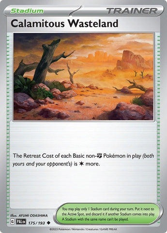 Image for Calamitous Wasteland (175/193) (SV02: Paldea Evolved) - Pokemon