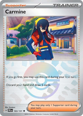 Image for Carmine (Poke Ball Pattern) (103/131) (SV: Prismatic Evolutions) - Pokemon