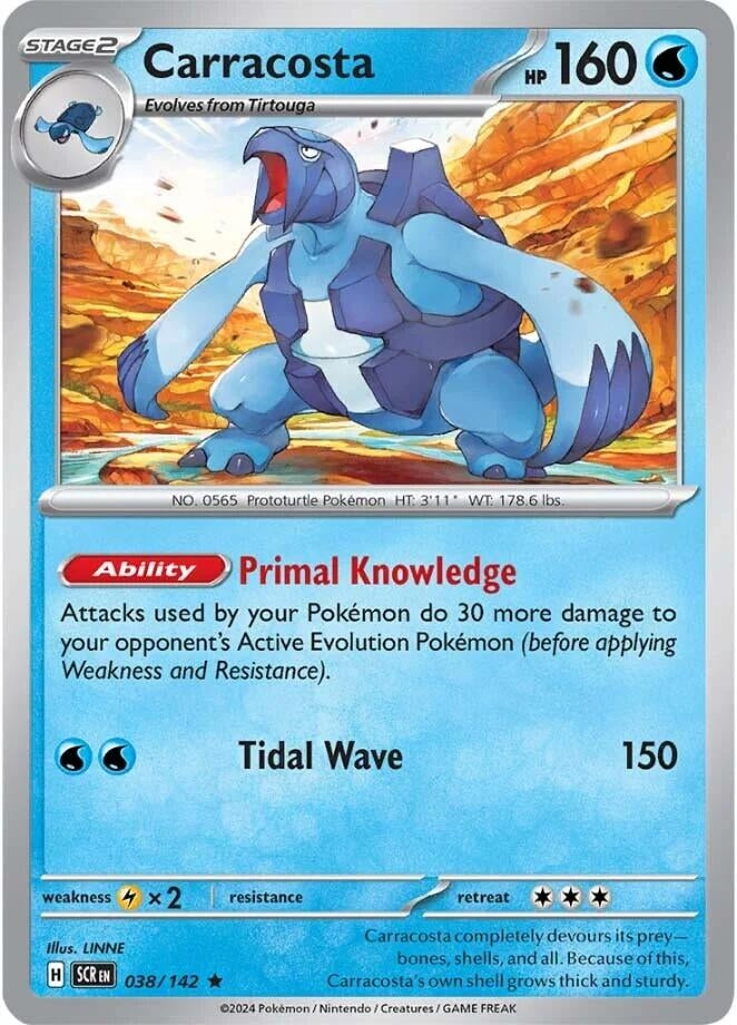 Image for Carracosta (038/142) (SV07: Stellar Crown) - Pokemon