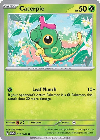 Image for Caterpie (010/165) (SV: Scarlet & Violet 151) - Pokemon