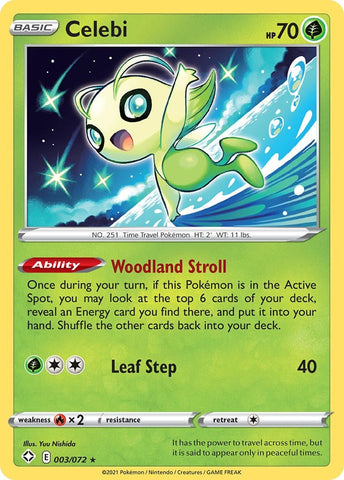 Image for Celebi (003/072) (Shining Fates) - Pokemon