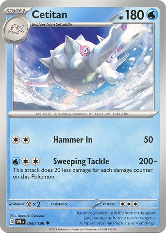 Image for Cetitan (060/198) (SV01: Scarlet & Violet Base Set) - Pokemon