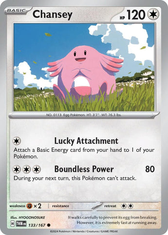 Image for Chansey (133/167) (SV06: Twilight Masquerade) - Pokemon