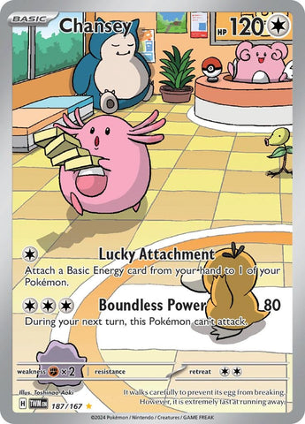 Image for Chansey (187/167) (SV06: Twilight Masquerade) - Pokemon