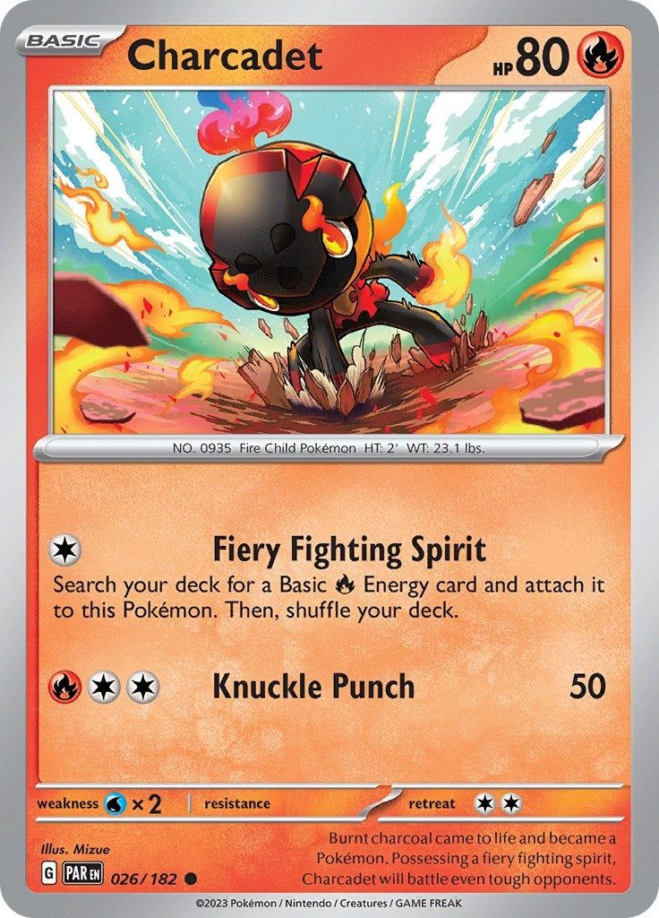 Image for Charcadet (026/182) (SV04: Paradox Rift) - Pokemon
