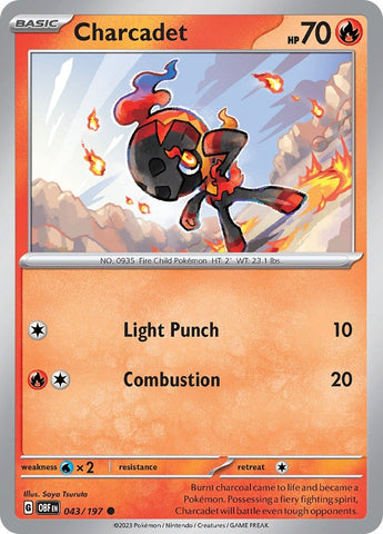 Image for Charcadet (043/197) (SV03: Obsidian Flames) - Pokemon