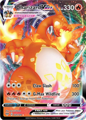 Image for Charizard VMAX (020/189) (SWSH03: Darkness Ablaze) - Pokemon