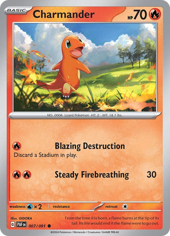 Image for Charmander (007/091) (SV: Paldean Fates) - Pokemon