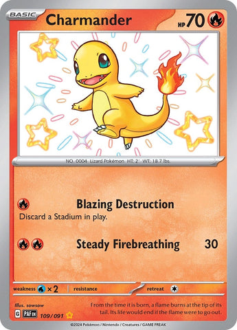 Image for Charmander (109/091) (SV: Paldean Fates) - Pokemon