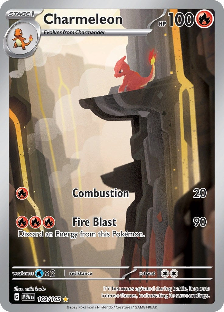 Image for Charmeleon (169/165) (SV: Scarlet & Violet 151) - Pokemon