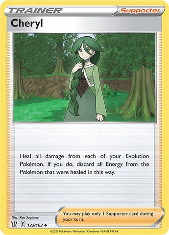 Image for Cheryl (123/163) (SWSH05: Battle Styles) - Pokemon
