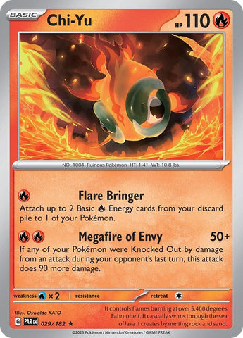 Image for Chi-Yu (029/182) (SV04: Paradox Rift) - Pokemon