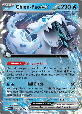 Image for Chien-Pao ex (061/193) (SV02: Paldea Evolved) - Pokemon