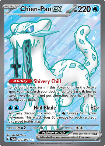 Image for Chien-Pao ex (236/193) (SV02: Paldea Evolved) - Pokemon