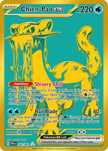 Image for Chien-Pao ex (242/091) (SV: Paldean Fates) - Pokemon