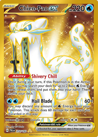 Image for Chien-Pao ex (274/193) (SV02: Paldea Evolved) - Pokemon
