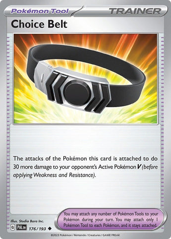 Image for Choice Belt (176/193) (SV02: Paldea Evolved) - Pokemon