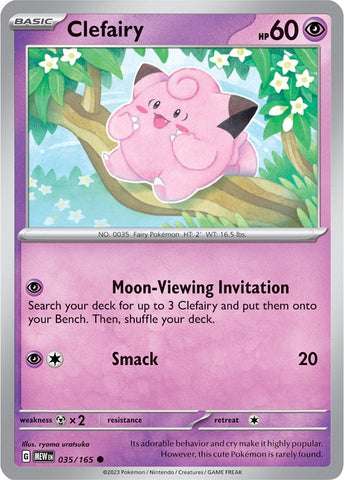 Image for Clefairy (035/165) (SV: Scarlet & Violet 151) - Pokemon