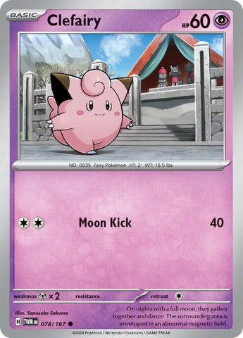 Image for Clefairy (078/167) (SV06: Twilight Masquerade) - Pokemon