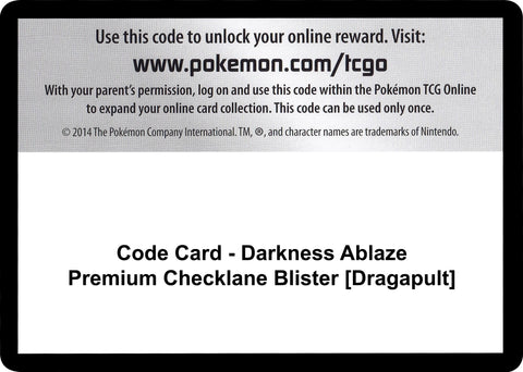 Image for Code Card - Darkness Ablaze Premium Checklane Blister [Grimmsnarl] (SWSH03: Darkness Ablaze) - Pokemon