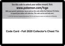 Image for Code Card - Fall 2020 Collector's Chest Tin (SWSH04: Vivid Voltage) - Pokemon