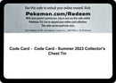 Image for Code Card - Summer 2023 Collector's Chest Tin (SWSH05: Battle Styles) - Pokemon