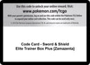 Image for Code Card - Sword & Shield Elite Trainer Box Plus [Zamazenta] (SWSH04: Vivid Voltage) - Pokemon