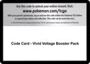 Image for Code Card - Vivid Voltage Booster Pack (SWSH04: Vivid Voltage) - Pokemon