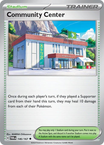 Image for Community Center (146/167) (SV06: Twilight Masquerade) - Pokemon
