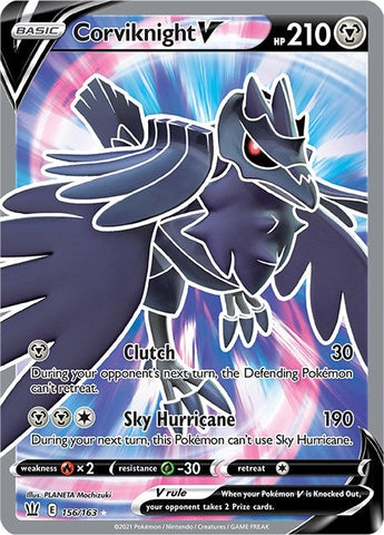 Image for Corviknight V (Full Art) (156/163) (SWSH05: Battle Styles) - Pokemon