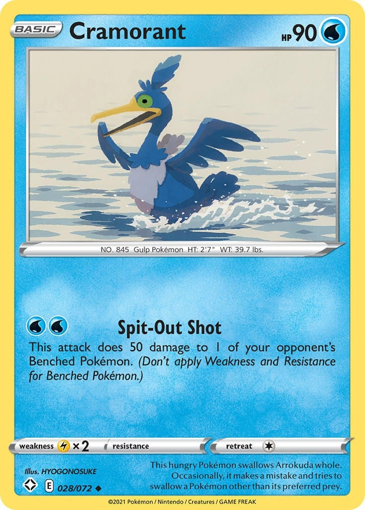 Image for Cramorant (028/072) (Shining Fates) - Pokemon