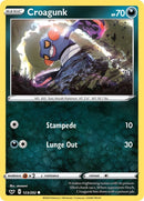 Image for Croagunk (123/202) (SWSH01: Sword & Shield Base Set) - Pokemon