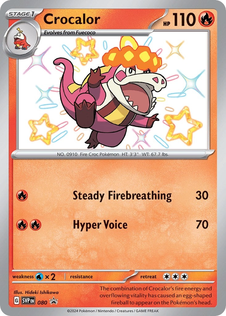 Image for Crocalor - 080 (080) (SV: Scarlet & Violet Promo Cards) - Pokemon