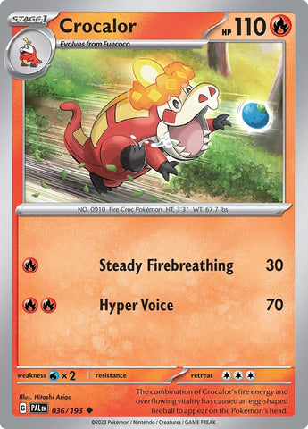 Image for Crocalor (036/193) (SV02: Paldea Evolved) - Pokemon