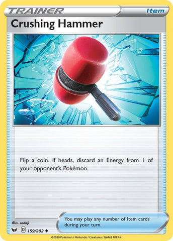 Image for Crushing Hammer (159/202) (SWSH01: Sword & Shield Base Set) - Pokemon