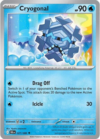 Image for Cryogonal (027/086) (SV: Black Bolt) - Pokemon