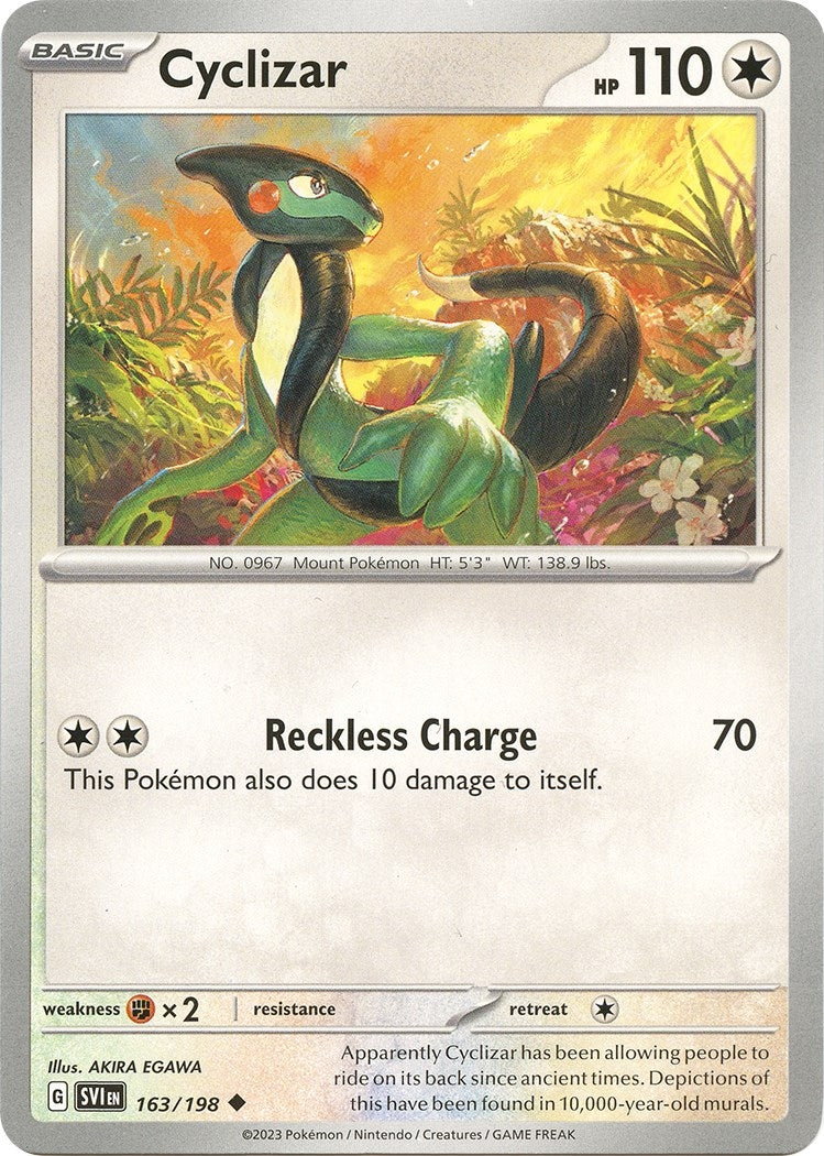 Image for Cyclizar (163/198) (SV01: Scarlet & Violet Base Set) - Pokemon