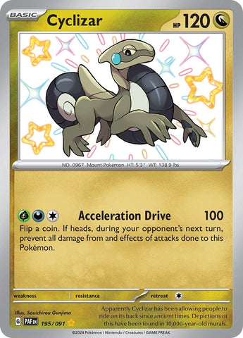 Image for Cyclizar (195/091) (SV: Paldean Fates) - Pokemon