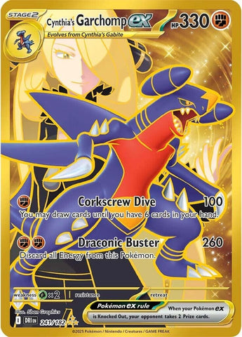 Image for Cynthia's Garchomp ex (241/182) (SV10: Destined Rivals) - Pokemon