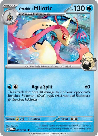 Image for Cynthia's Milotic (053/182) (SV10: Destined Rivals) - Pokemon
