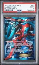 FA/DEOXYS EX - PLASMA FREEZE - PSA 9 POKEMON Single