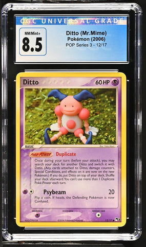 DITTO (MR. MIME) - POP SERIES 3 - CGC 8.5 Pokemon Single