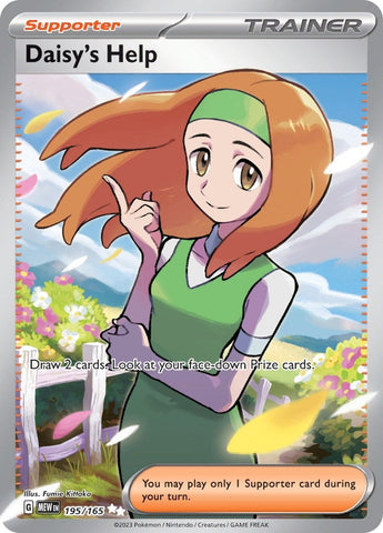 Image for Daisy's Help (195/165) (SV: Scarlet & Violet 151) - Pokemon