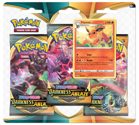 Image for Darkness Ablaze 3 Pack Blister [Flareon] - Pokemon