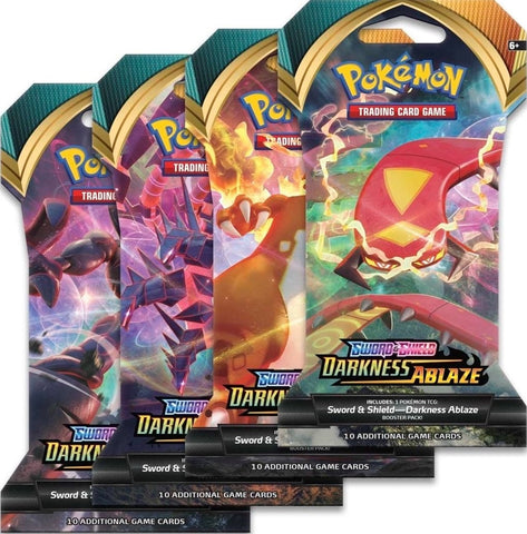 Image for Darkness Ablaze Sleeved Booster Pack Art Bundle [Set of 4] - Pokemon