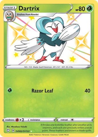 Image for Dartrix (SV002/SV122) (Shining Fates: Shiny Vault) - Pokemon
