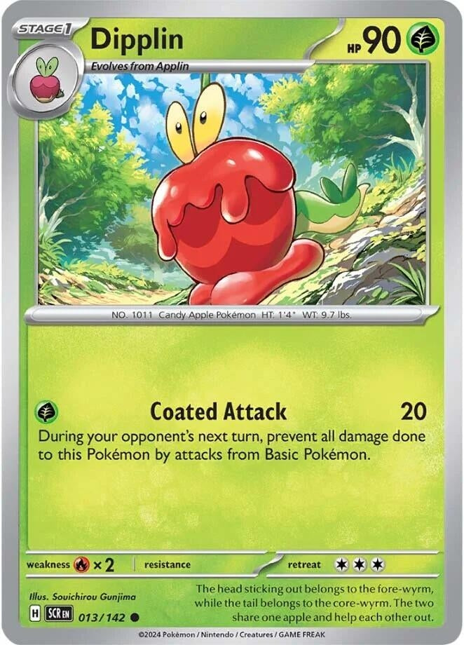 Image for Dipplin (013/142) (SV07: Stellar Crown) - Pokemon