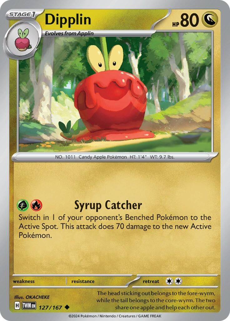 Image for Dipplin (127/167) (SV06: Twilight Masquerade) - Pokemon