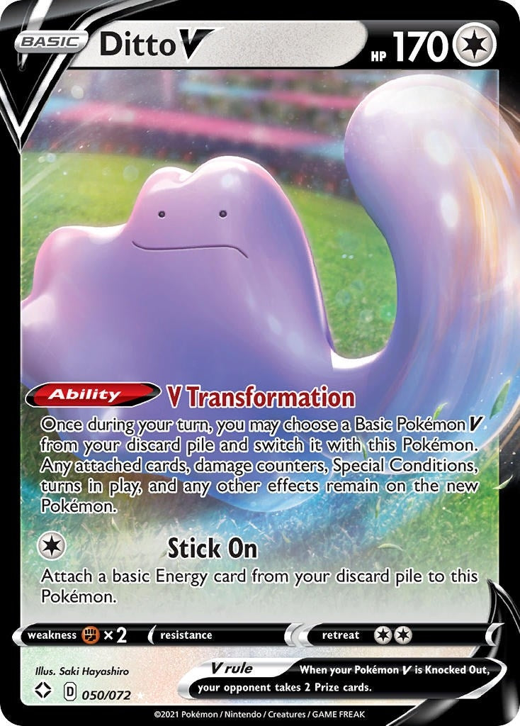 Image for Ditto V (050/072) (Shining Fates) - Pokemon